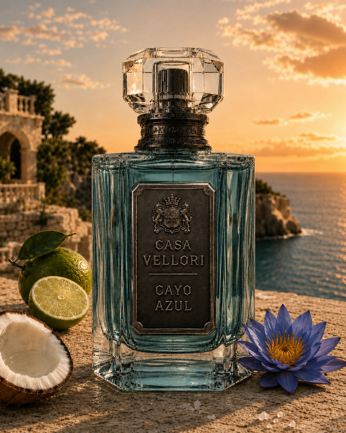 Cayo Azul Eau de Parfum mit Limette, Kokos und Lotus