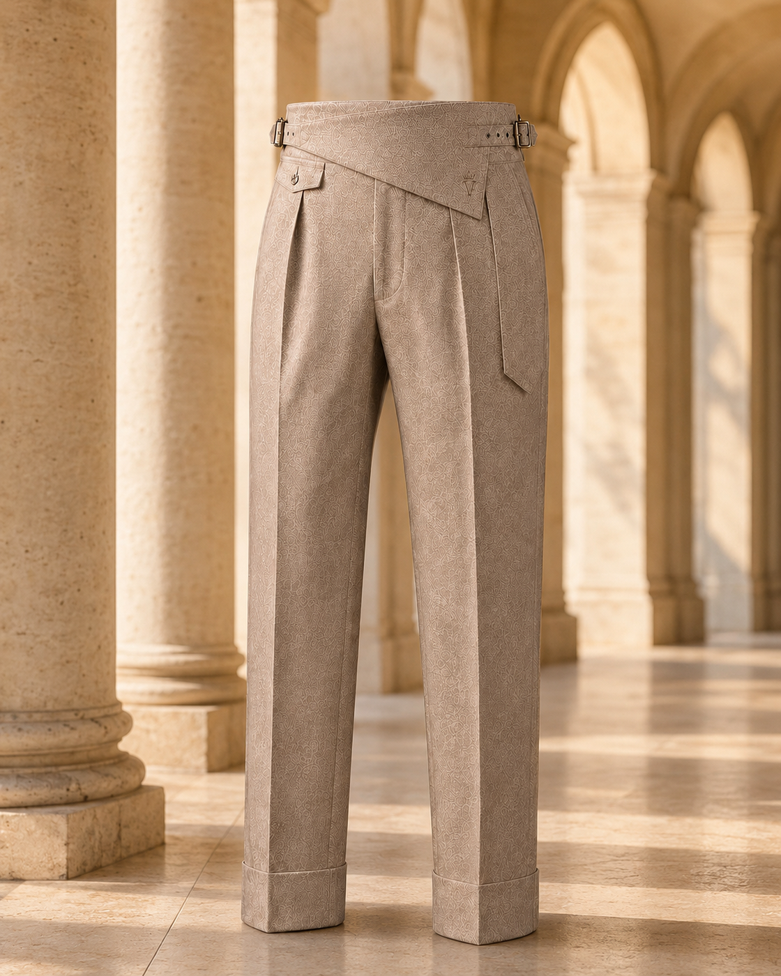Riviera Wrap Trouser Sand