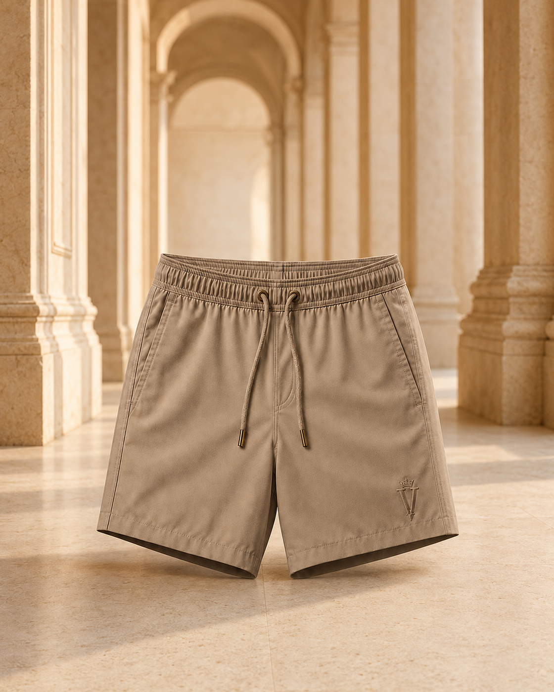 Casa Tech Shorts in Sand